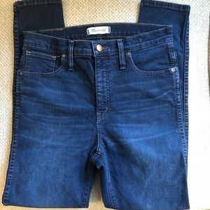 Madewell 10” High Rise Skinny 29R